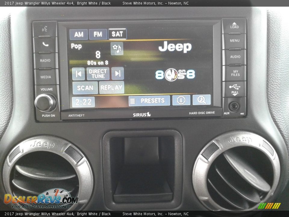 2017 Jeep Wrangler Willys Wheeler 4x4 Bright White / Black Photo #18