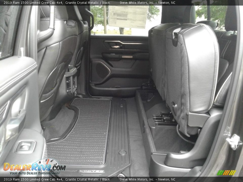 Rear Seat of 2019 Ram 1500 Limited Crew Cab 4x4 Photo #11