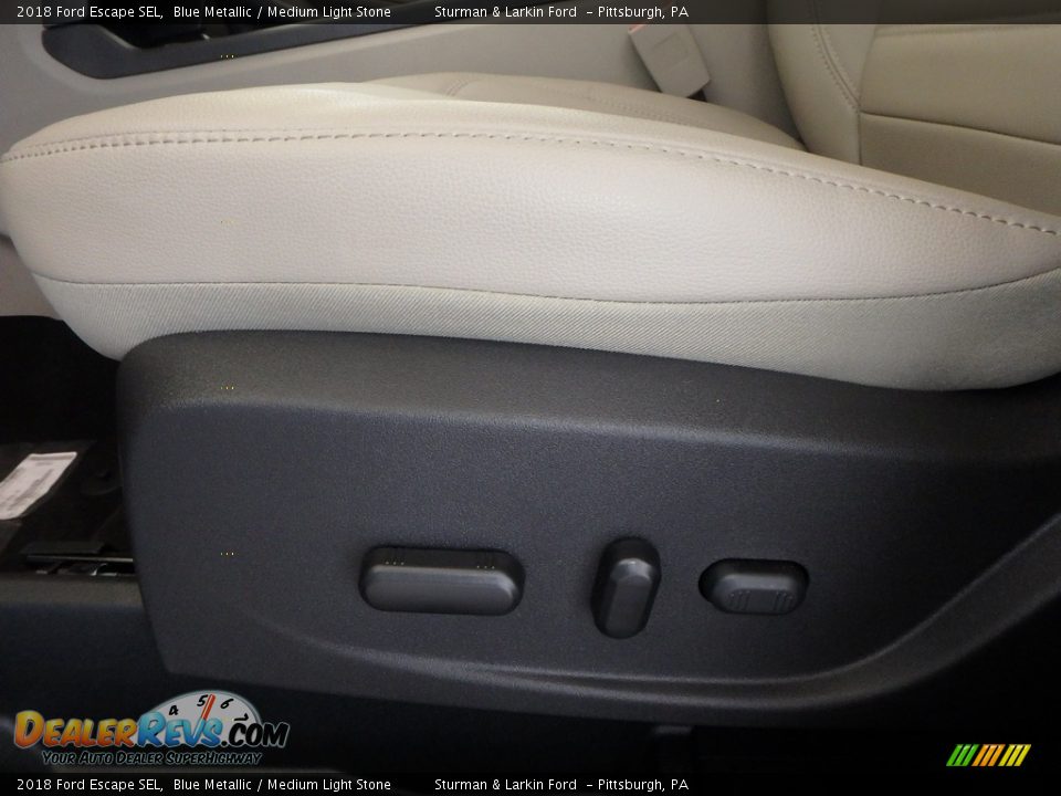 2018 Ford Escape SEL Blue Metallic / Medium Light Stone Photo #11