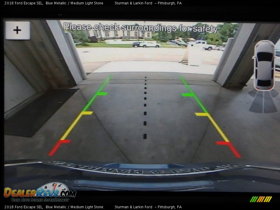 2018 Ford Escape SEL Blue Metallic / Medium Light Stone Photo #13