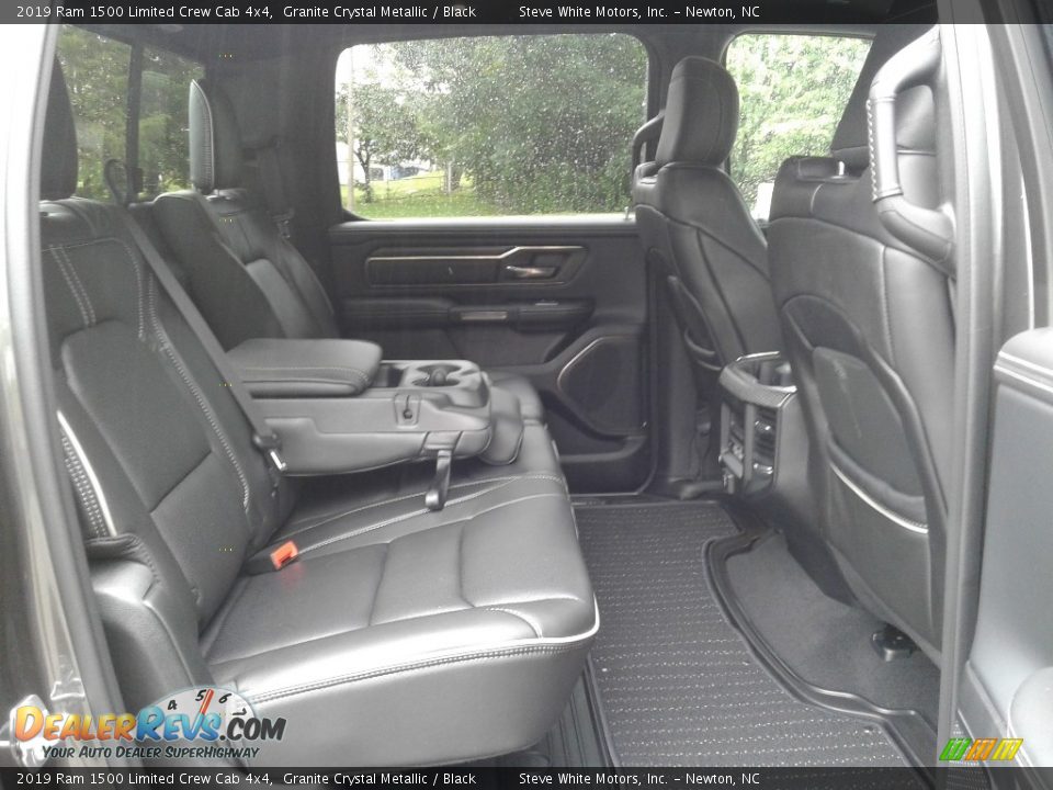 Rear Seat of 2019 Ram 1500 Limited Crew Cab 4x4 Photo #15