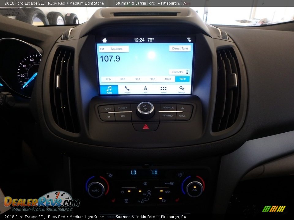 2018 Ford Escape SEL Ruby Red / Medium Light Stone Photo #13