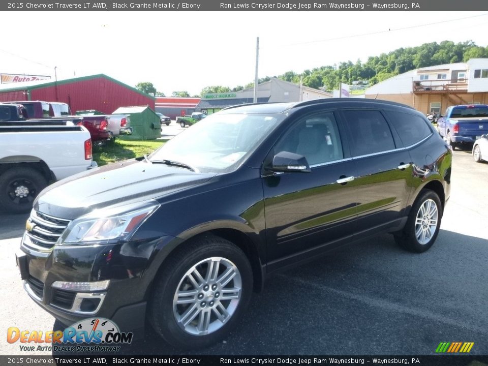 2015 Chevrolet Traverse LT AWD Black Granite Metallic / Ebony Photo #1