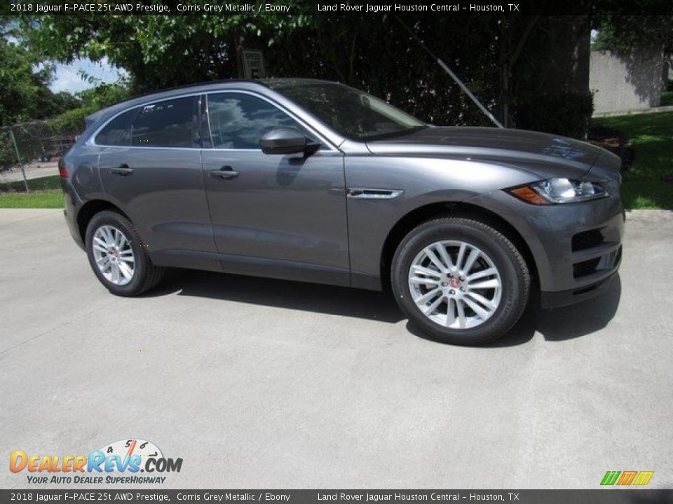 2018 Jaguar F-PACE 25t AWD Prestige Corris Grey Metallic / Ebony Photo #1