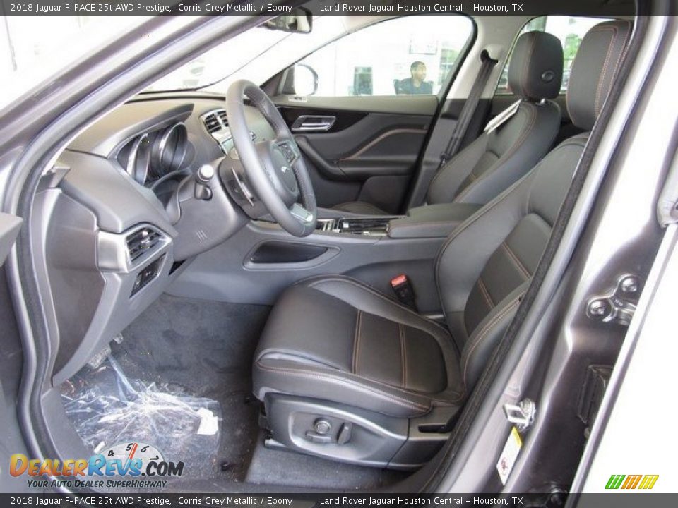 2018 Jaguar F-PACE 25t AWD Prestige Corris Grey Metallic / Ebony Photo #3
