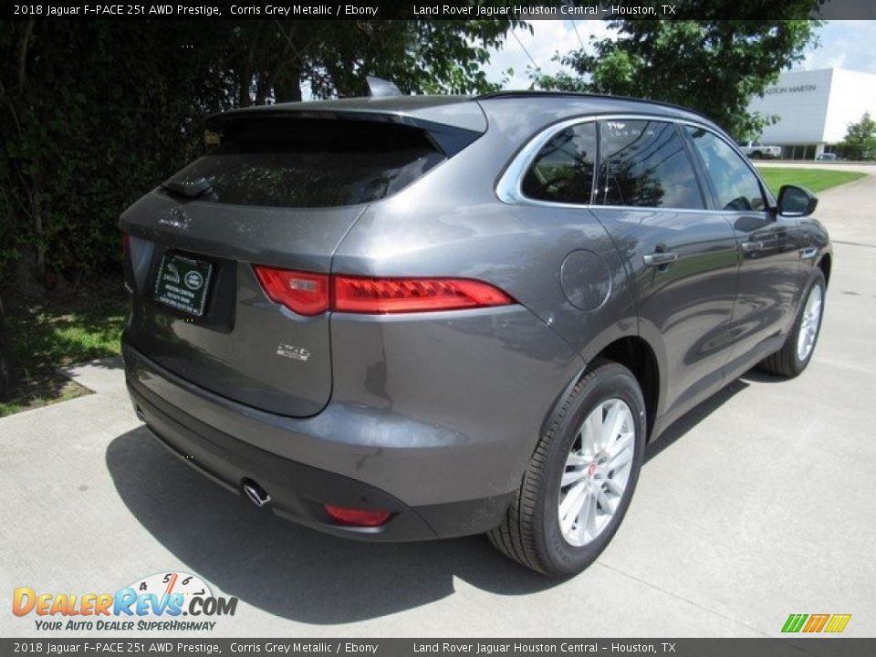 2018 Jaguar F-PACE 25t AWD Prestige Corris Grey Metallic / Ebony Photo #7