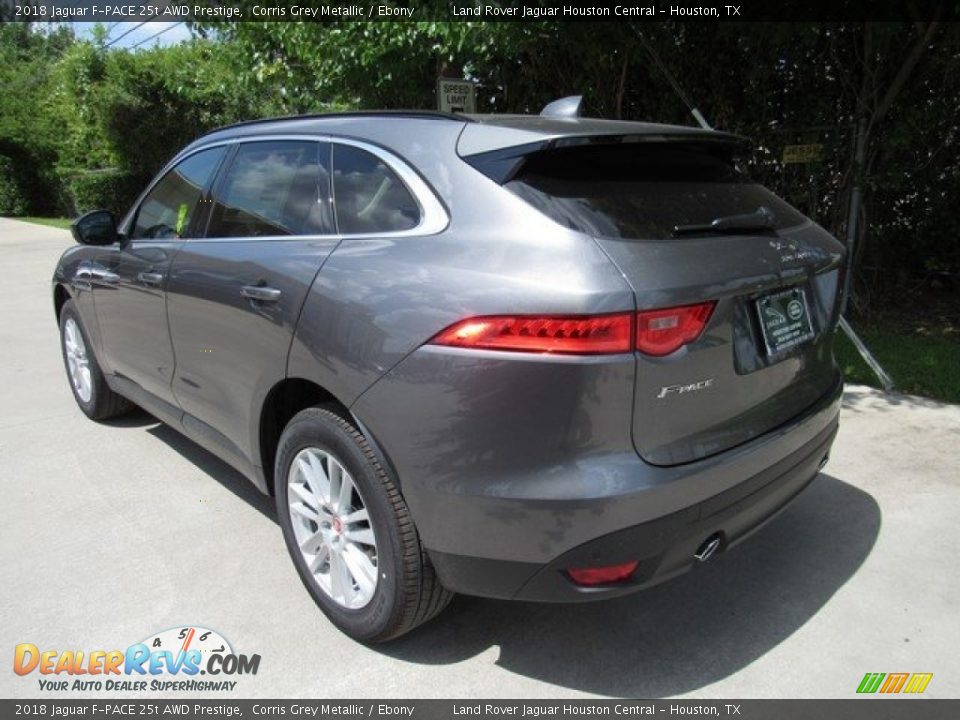 2018 Jaguar F-PACE 25t AWD Prestige Corris Grey Metallic / Ebony Photo #12