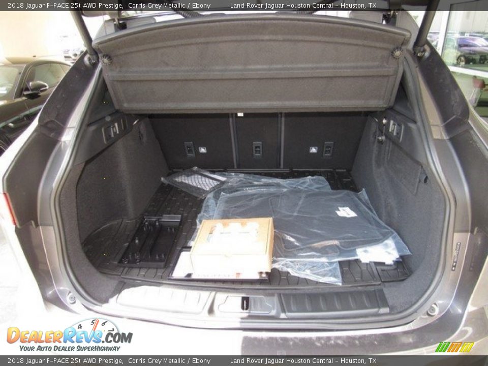 2018 Jaguar F-PACE 25t AWD Prestige Corris Grey Metallic / Ebony Photo #16