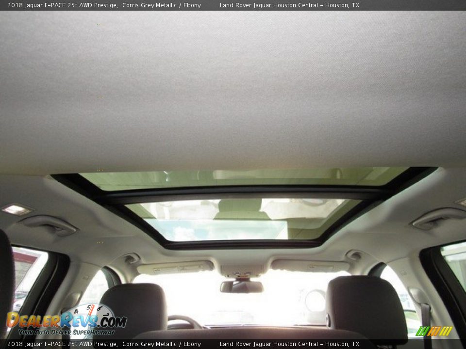 2018 Jaguar F-PACE 25t AWD Prestige Corris Grey Metallic / Ebony Photo #17