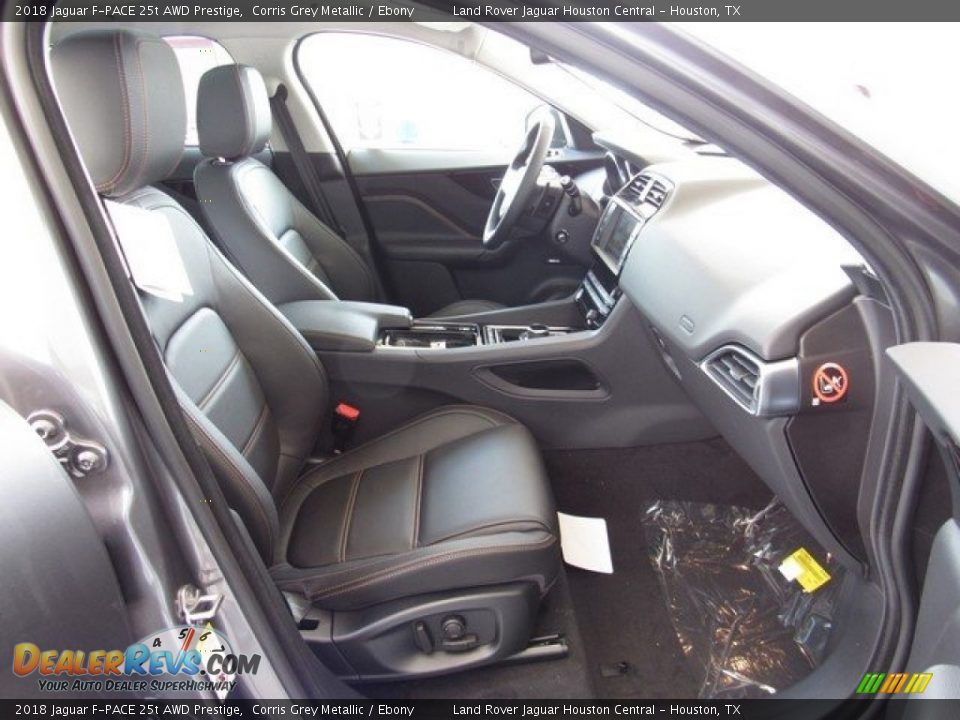 2018 Jaguar F-PACE 25t AWD Prestige Corris Grey Metallic / Ebony Photo #19