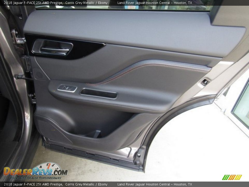 2018 Jaguar F-PACE 25t AWD Prestige Corris Grey Metallic / Ebony Photo #22