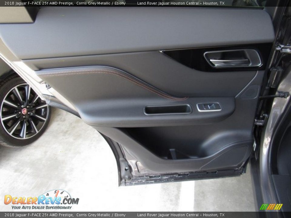 2018 Jaguar F-PACE 25t AWD Prestige Corris Grey Metallic / Ebony Photo #23