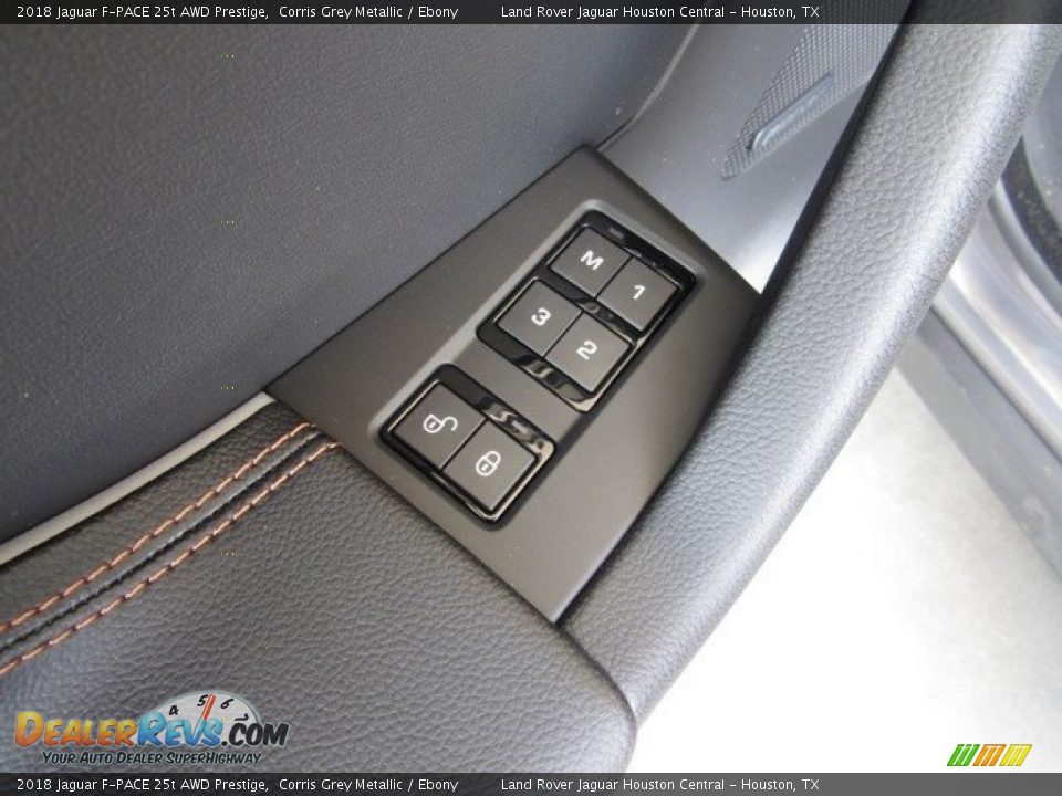 2018 Jaguar F-PACE 25t AWD Prestige Corris Grey Metallic / Ebony Photo #25