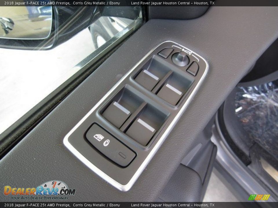 2018 Jaguar F-PACE 25t AWD Prestige Corris Grey Metallic / Ebony Photo #26