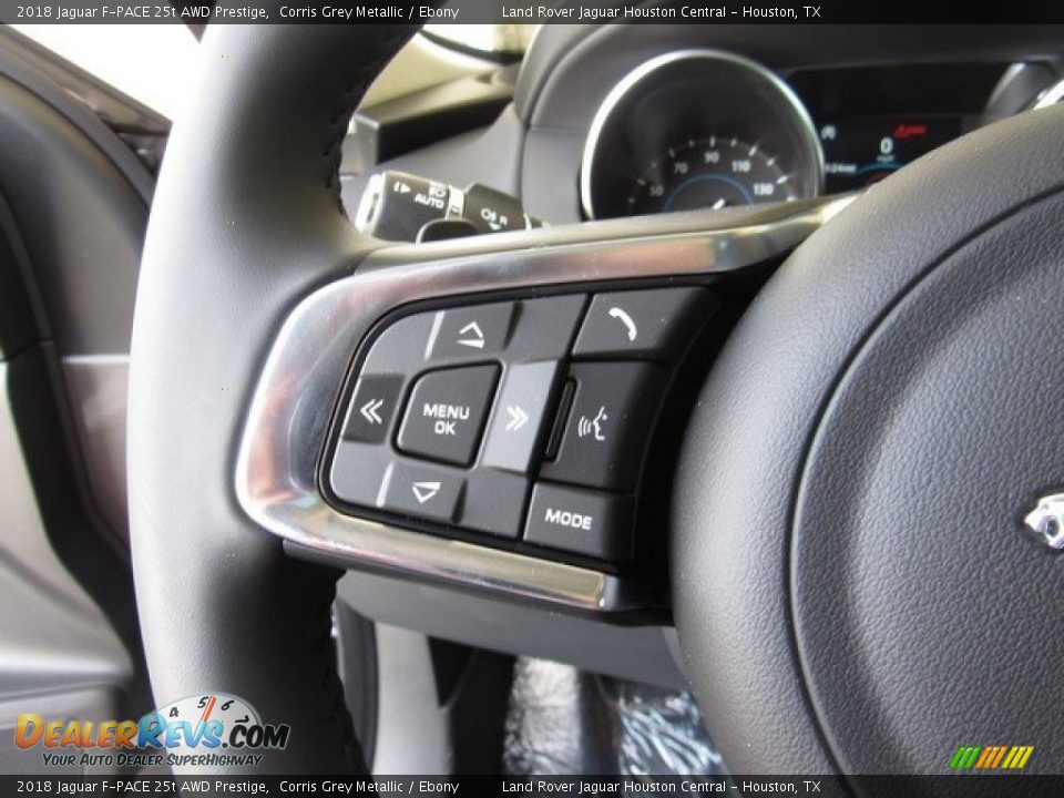 2018 Jaguar F-PACE 25t AWD Prestige Corris Grey Metallic / Ebony Photo #29