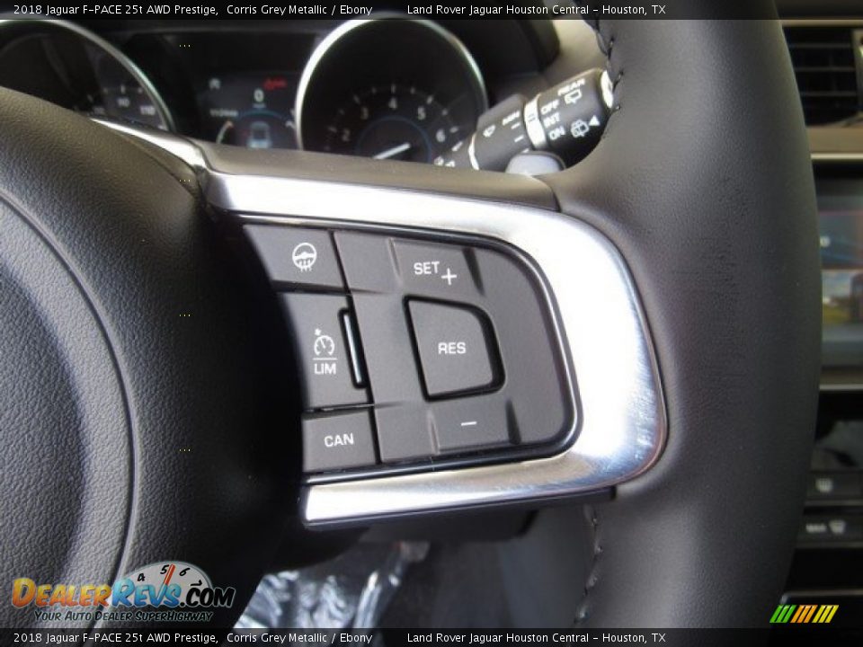 2018 Jaguar F-PACE 25t AWD Prestige Corris Grey Metallic / Ebony Photo #30