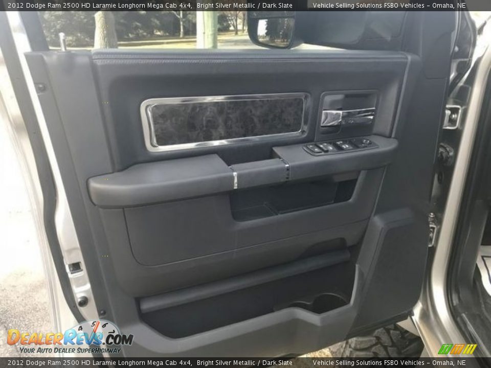 2012 Dodge Ram 2500 HD Laramie Longhorn Mega Cab 4x4 Bright Silver Metallic / Dark Slate Photo #3