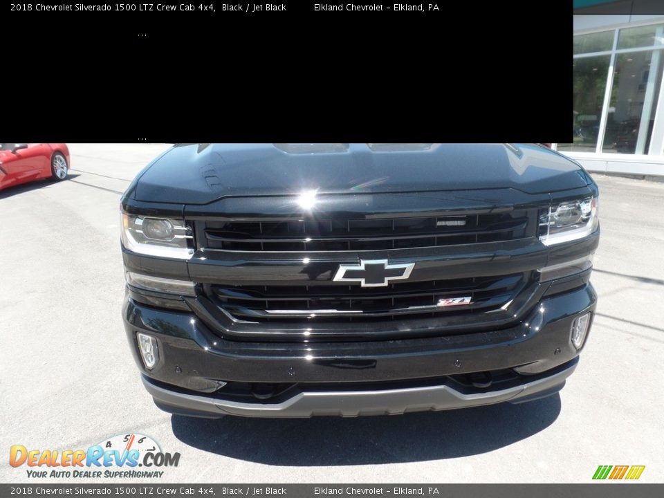 2018 Chevrolet Silverado 1500 LTZ Crew Cab 4x4 Black / Jet Black Photo #2