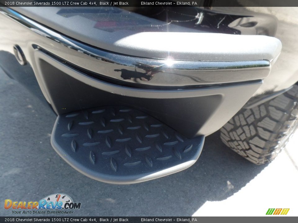 2018 Chevrolet Silverado 1500 LTZ Crew Cab 4x4 Black / Jet Black Photo #13