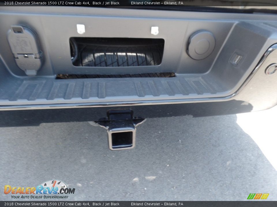 2018 Chevrolet Silverado 1500 LTZ Crew Cab 4x4 Black / Jet Black Photo #14