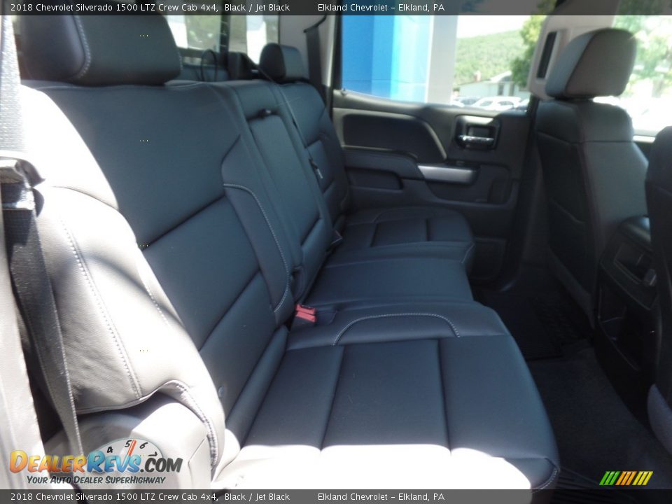 2018 Chevrolet Silverado 1500 LTZ Crew Cab 4x4 Black / Jet Black Photo #18