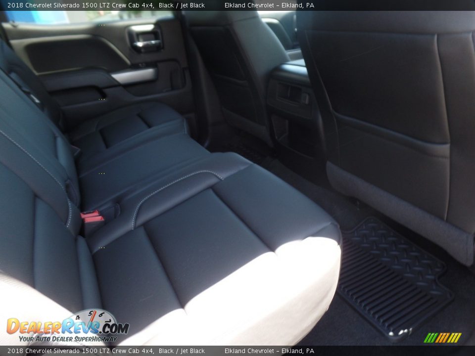 2018 Chevrolet Silverado 1500 LTZ Crew Cab 4x4 Black / Jet Black Photo #19