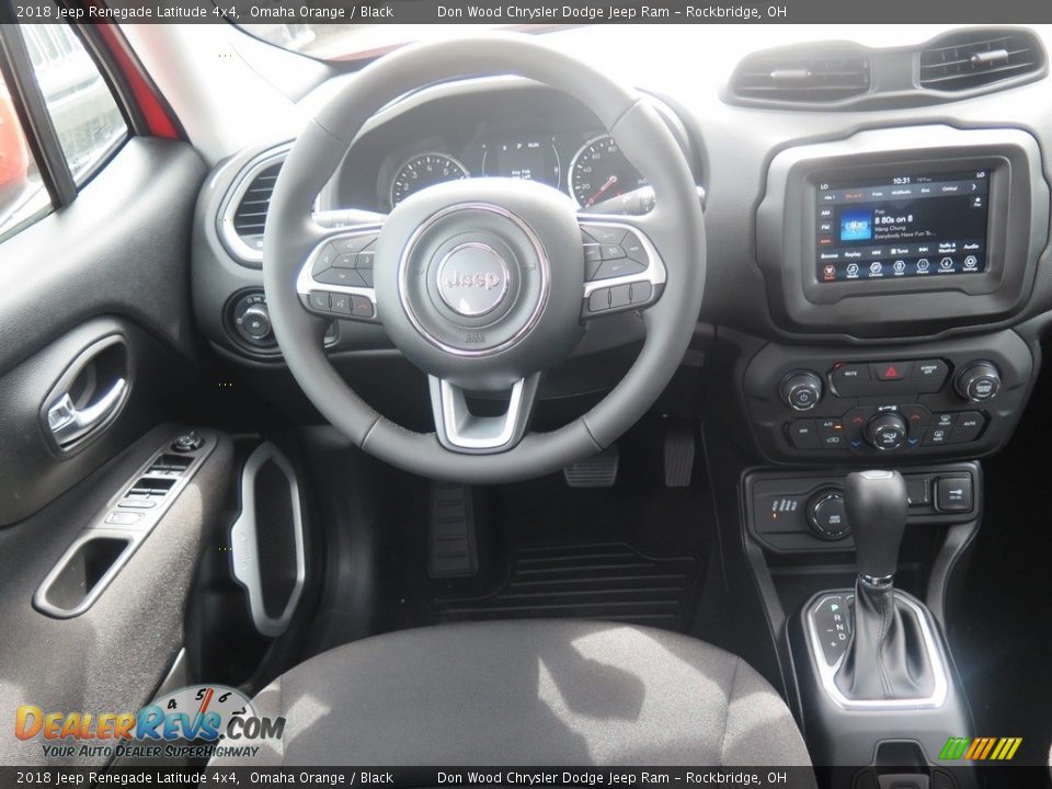 2018 Jeep Renegade Latitude 4x4 Omaha Orange / Black Photo #14