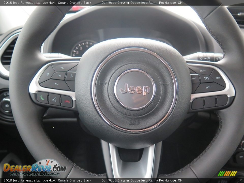2018 Jeep Renegade Latitude 4x4 Omaha Orange / Black Photo #15