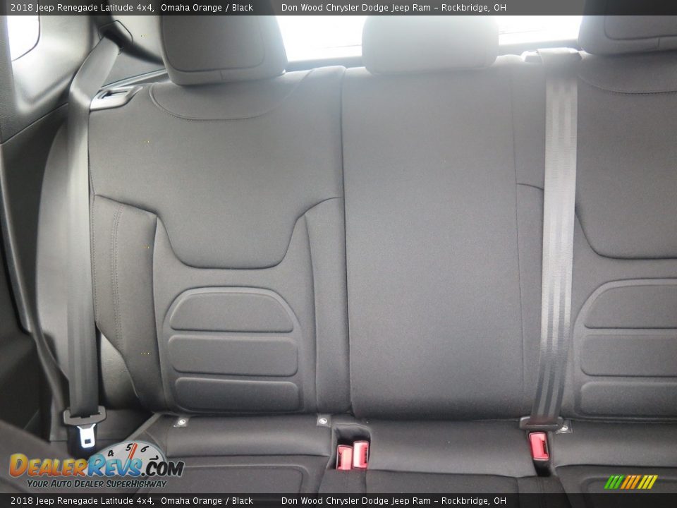 2018 Jeep Renegade Latitude 4x4 Omaha Orange / Black Photo #22