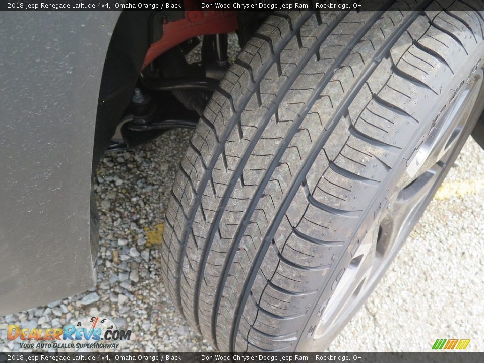 2018 Jeep Renegade Latitude 4x4 Omaha Orange / Black Photo #23