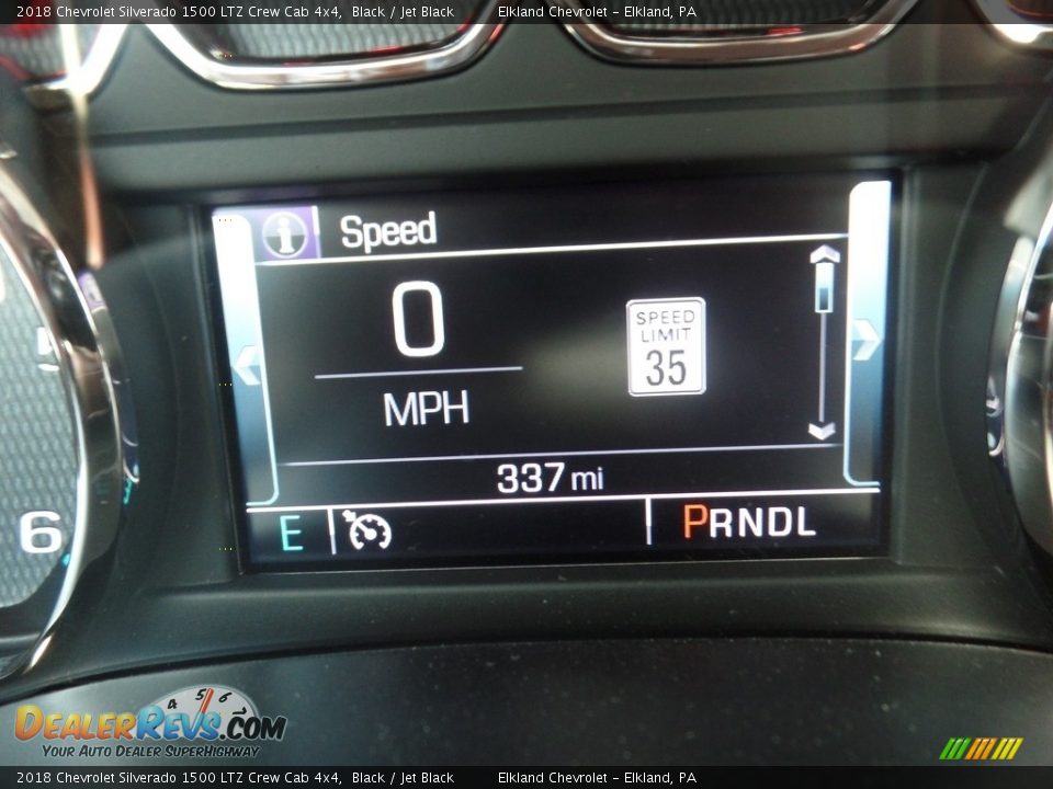 2018 Chevrolet Silverado 1500 LTZ Crew Cab 4x4 Black / Jet Black Photo #31
