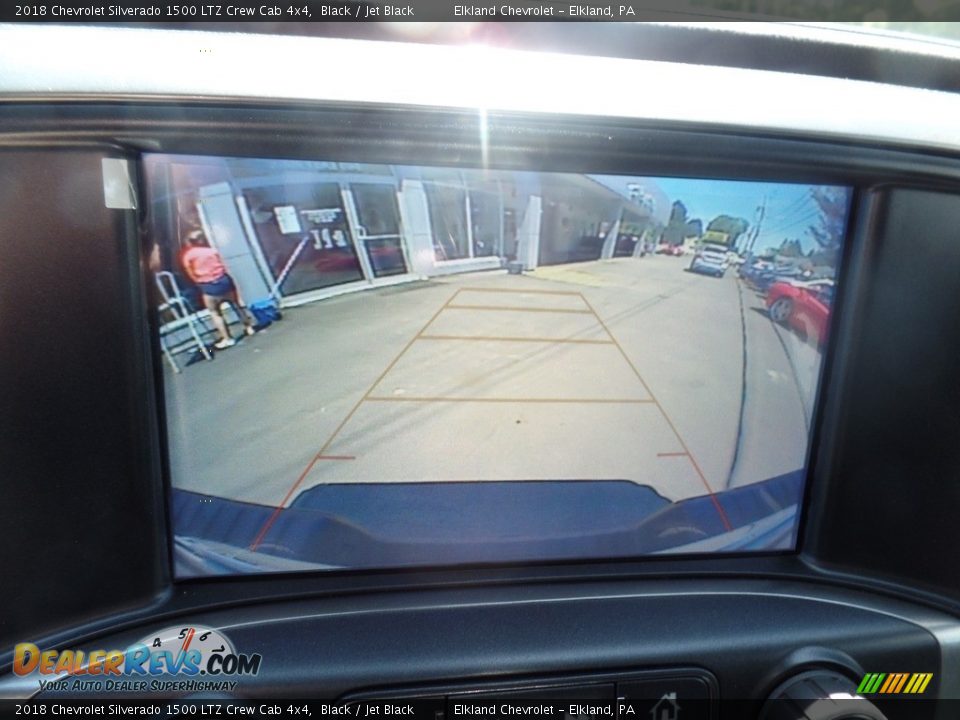 2018 Chevrolet Silverado 1500 LTZ Crew Cab 4x4 Black / Jet Black Photo #34