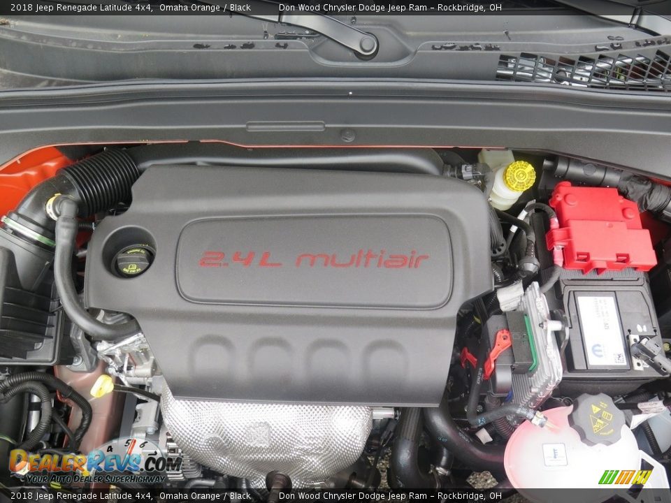 2018 Jeep Renegade Latitude 4x4 Omaha Orange / Black Photo #31