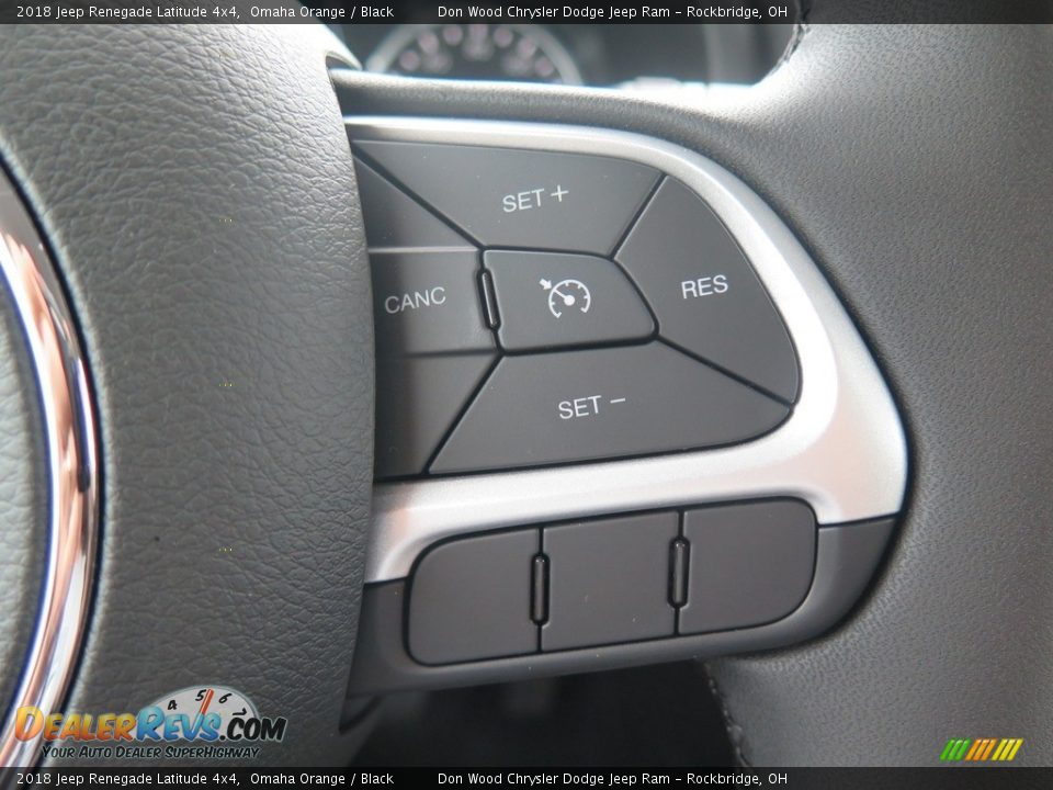 2018 Jeep Renegade Latitude 4x4 Omaha Orange / Black Photo #33