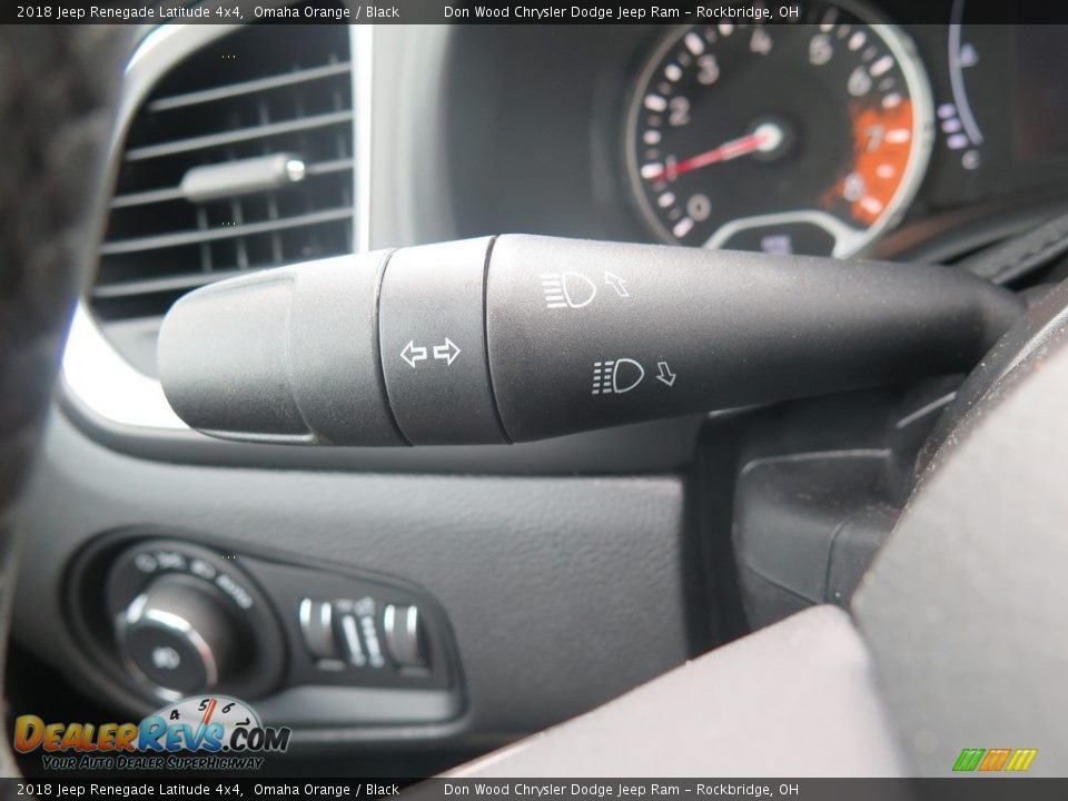 2018 Jeep Renegade Latitude 4x4 Omaha Orange / Black Photo #34