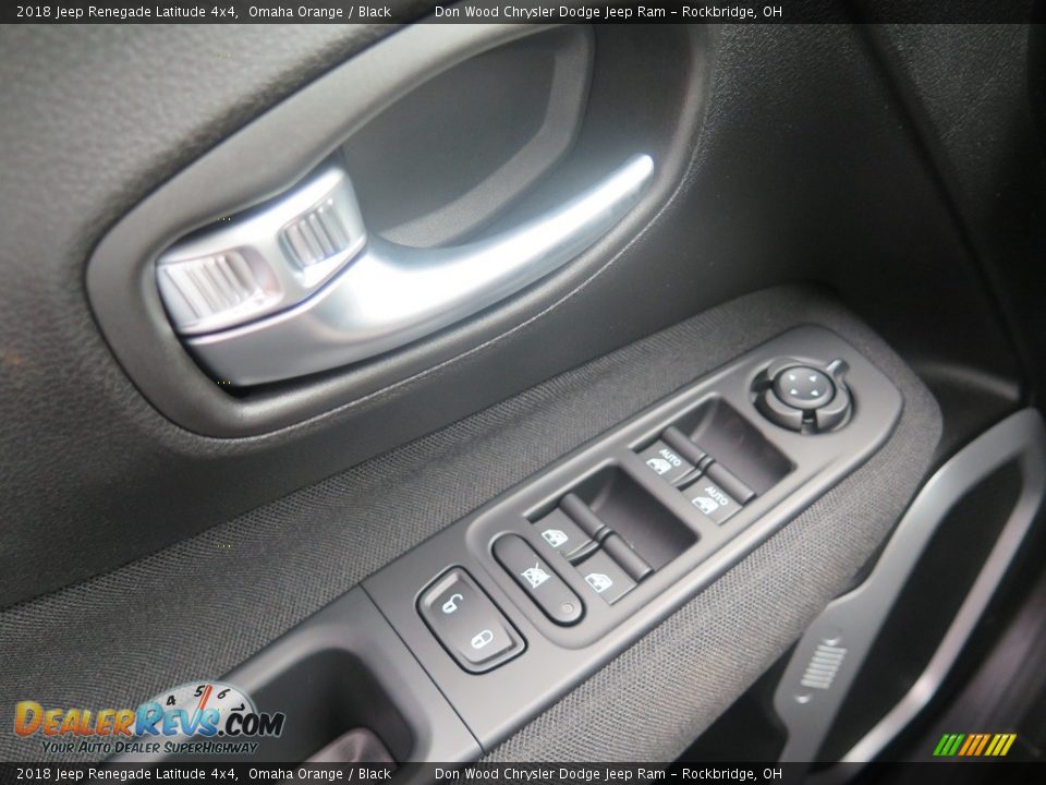 2018 Jeep Renegade Latitude 4x4 Omaha Orange / Black Photo #36