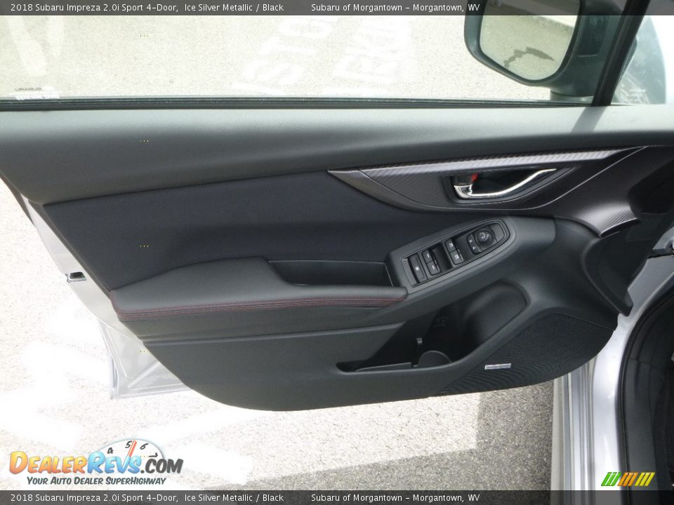 2018 Subaru Impreza 2.0i Sport 4-Door Ice Silver Metallic / Black Photo #14