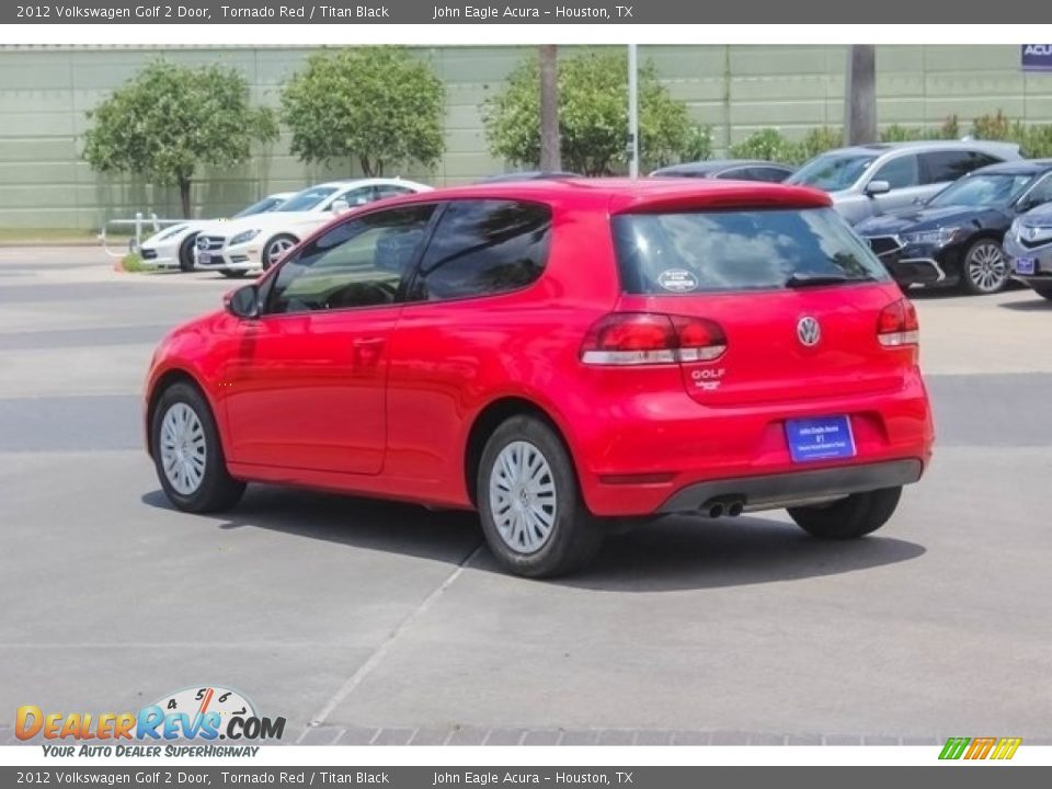 2012 Volkswagen Golf 2 Door Tornado Red / Titan Black Photo #5
