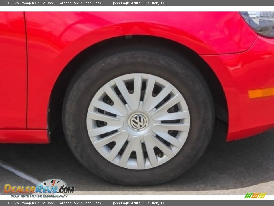 2012 Volkswagen Golf 2 Door Tornado Red / Titan Black Photo #11