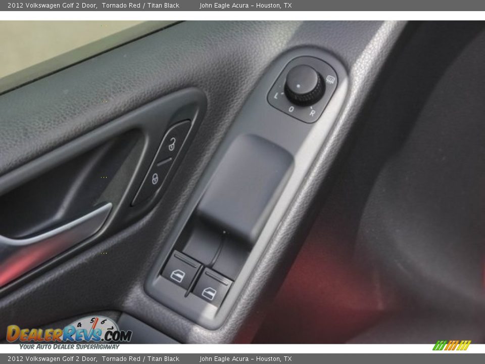 2012 Volkswagen Golf 2 Door Tornado Red / Titan Black Photo #15