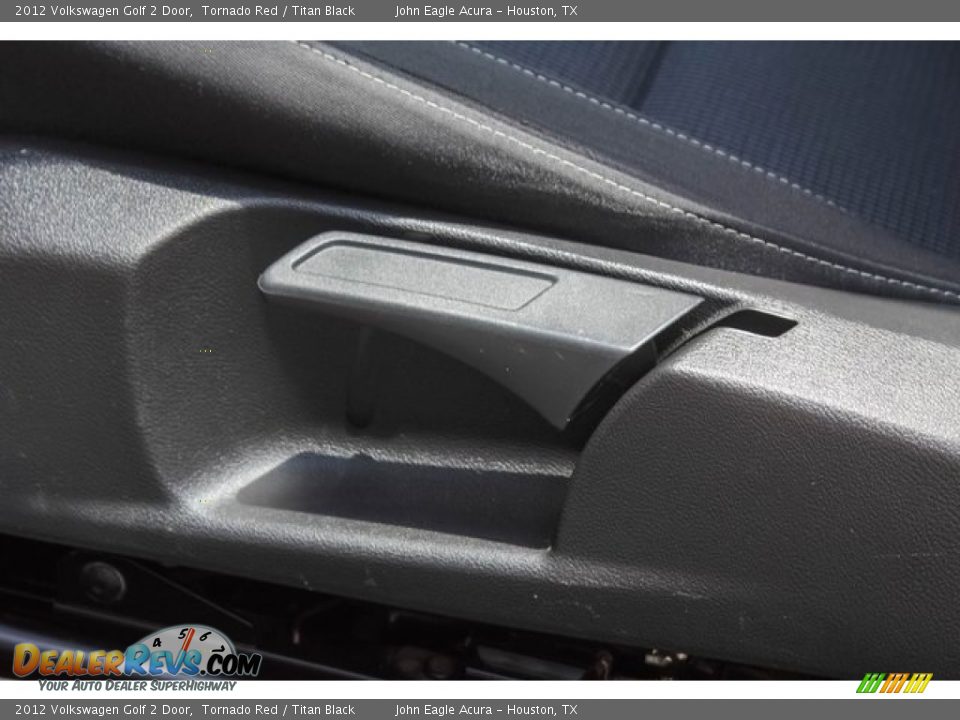 2012 Volkswagen Golf 2 Door Tornado Red / Titan Black Photo #16