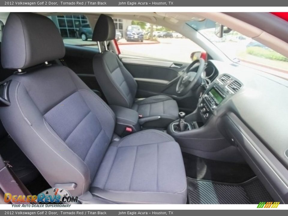 2012 Volkswagen Golf 2 Door Tornado Red / Titan Black Photo #20