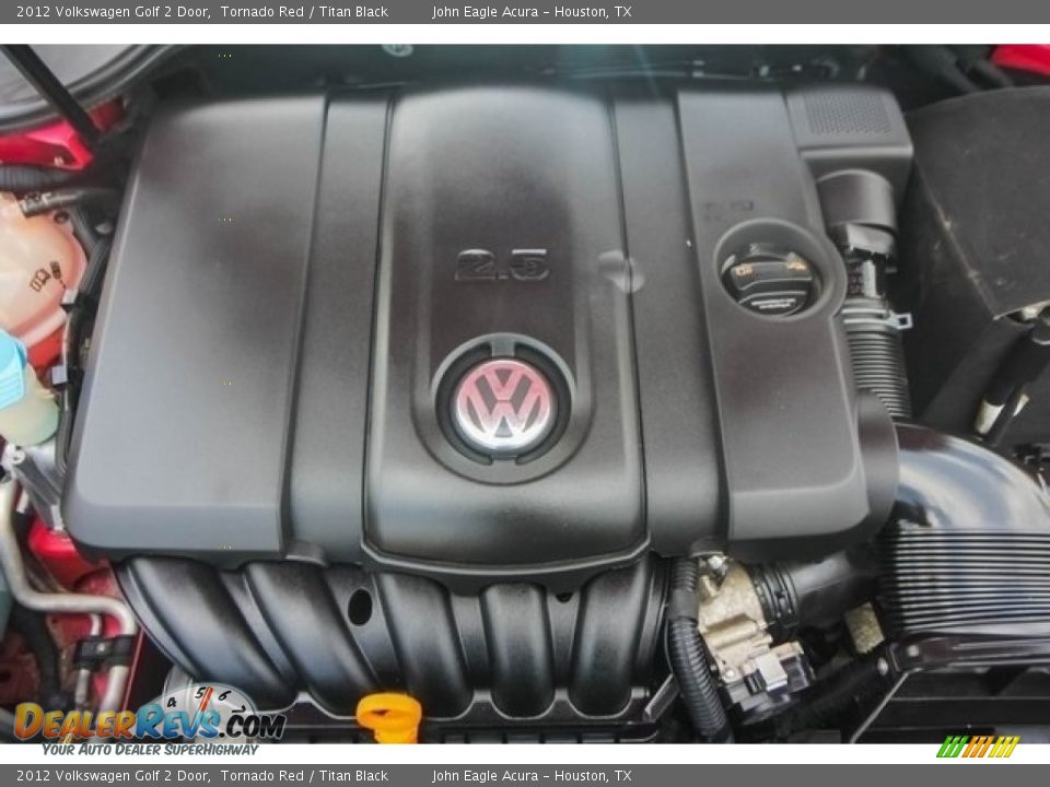 2012 Volkswagen Golf 2 Door Tornado Red / Titan Black Photo #22