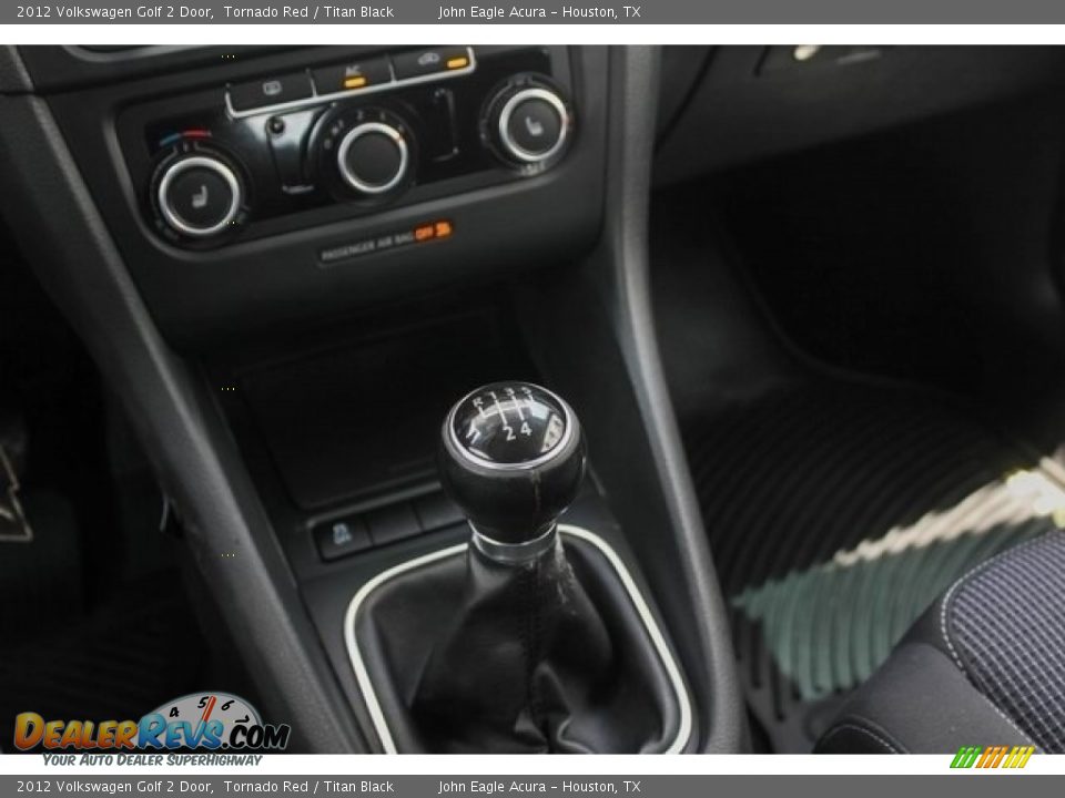 2012 Volkswagen Golf 2 Door Tornado Red / Titan Black Photo #25