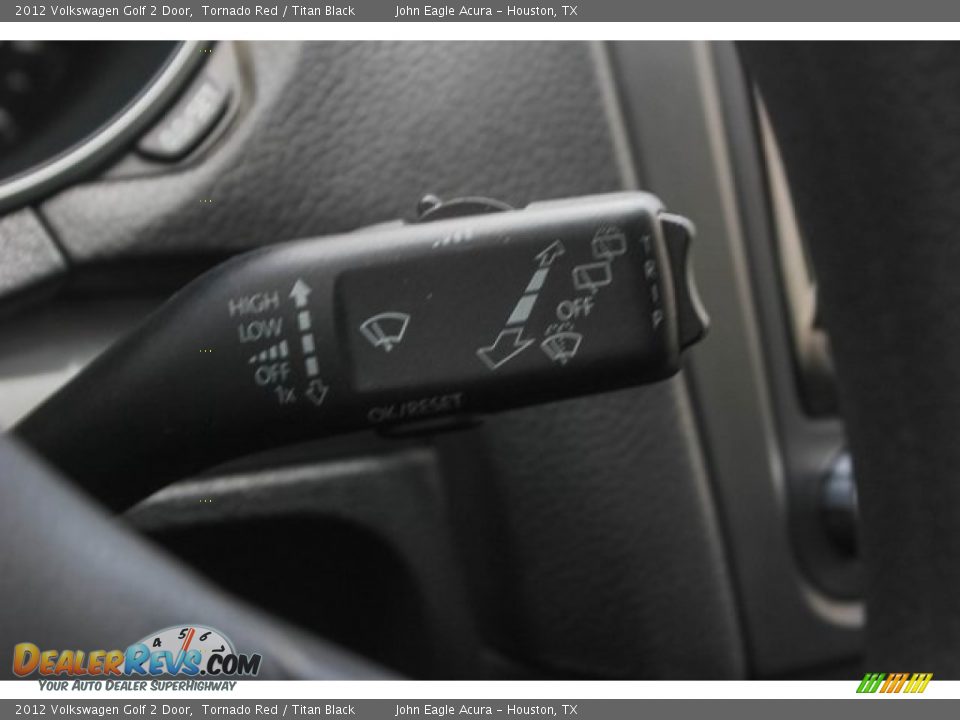 2012 Volkswagen Golf 2 Door Tornado Red / Titan Black Photo #27
