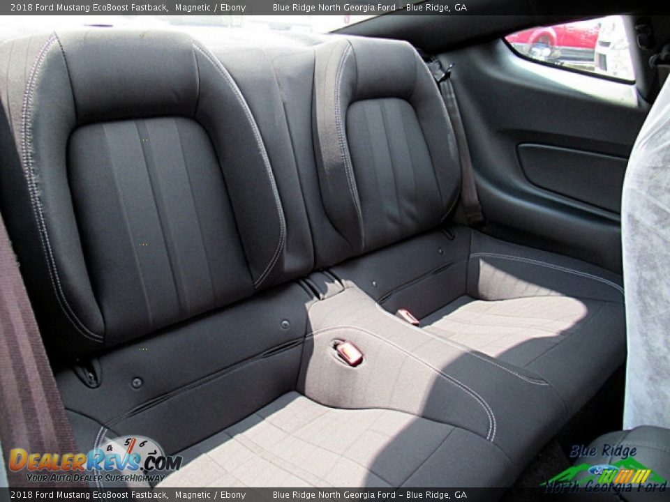 2018 Ford Mustang EcoBoost Fastback Magnetic / Ebony Photo #12