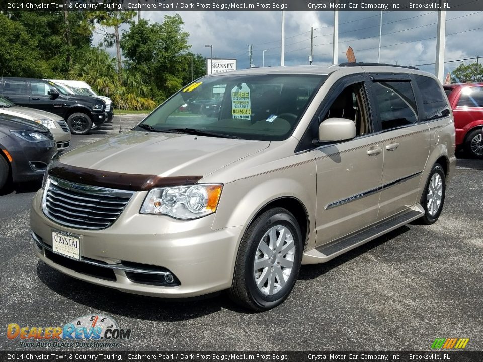 2014 Chrysler Town & Country Touring Cashmere Pearl / Dark Frost Beige/Medium Frost Beige Photo #1