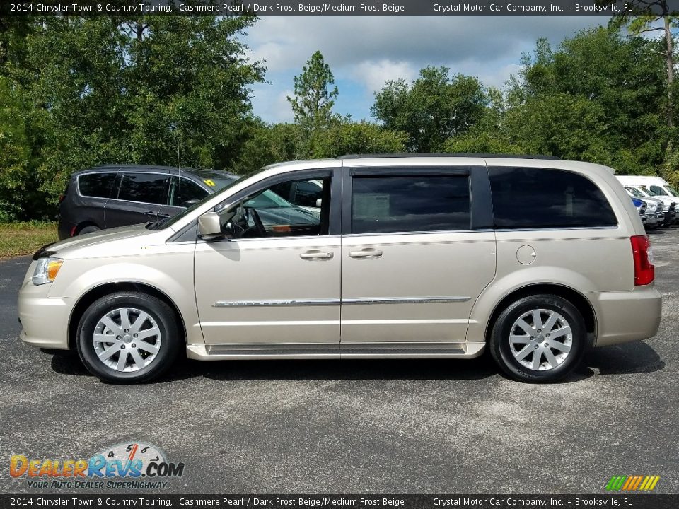 2014 Chrysler Town & Country Touring Cashmere Pearl / Dark Frost Beige/Medium Frost Beige Photo #2