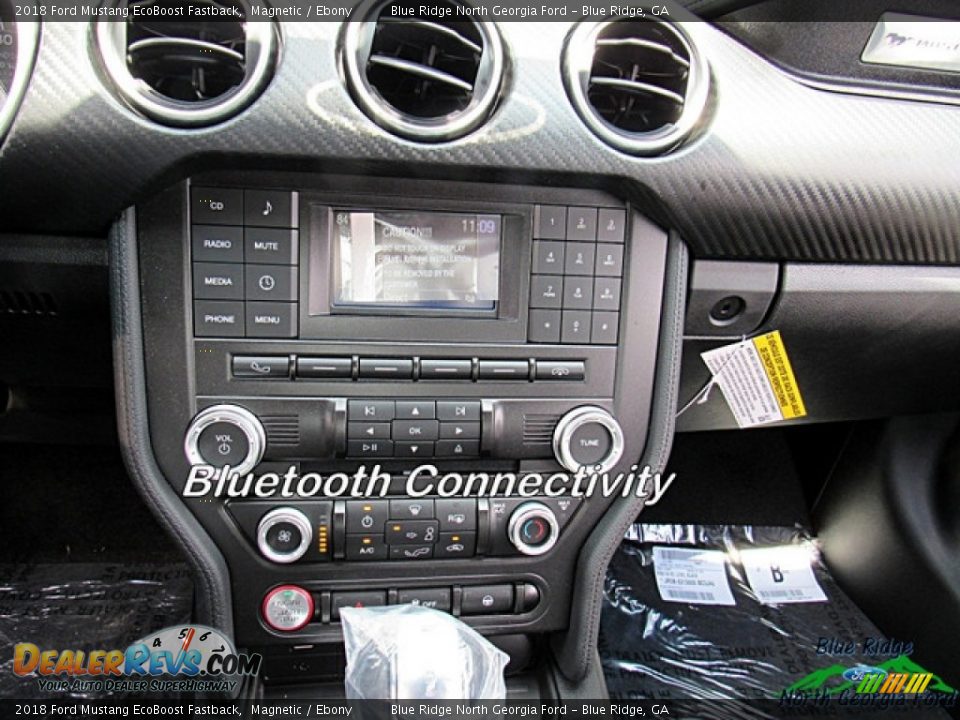 2018 Ford Mustang EcoBoost Fastback Magnetic / Ebony Photo #16