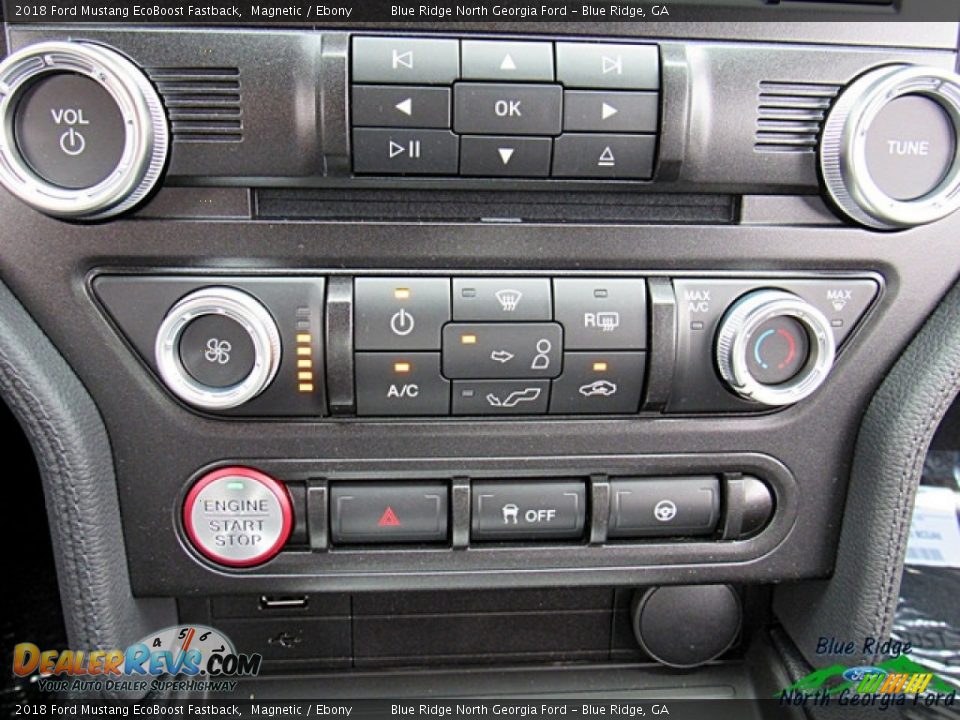 2018 Ford Mustang EcoBoost Fastback Magnetic / Ebony Photo #19